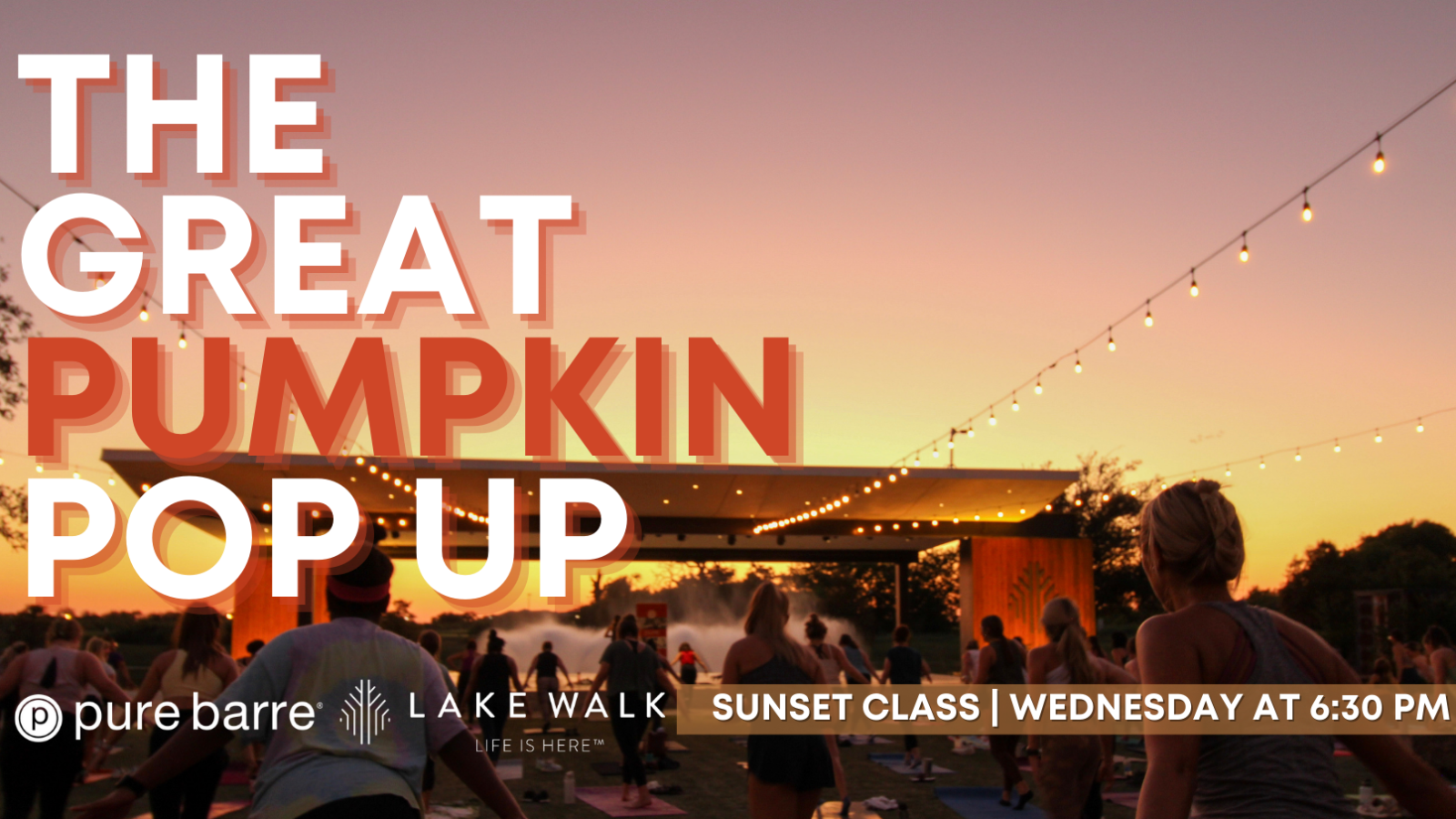 The Great Pumpkin Pop-up with Pure Barre College Station