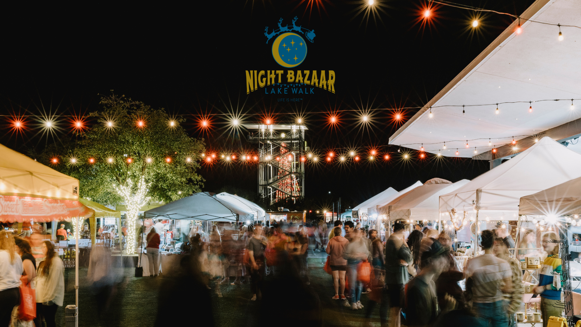 Holiday Night Bazaar at Lake Walk