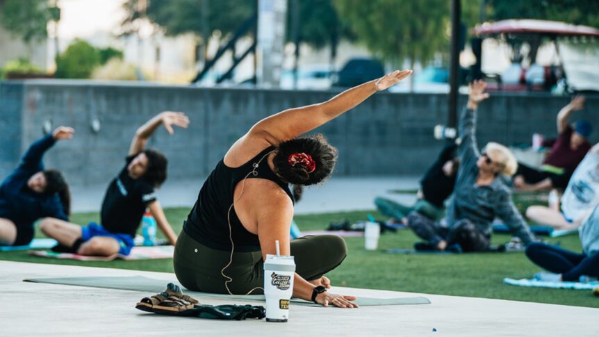 Wellness is Here at Lake Walk, Community Yoga Every Saturday at 8 AM