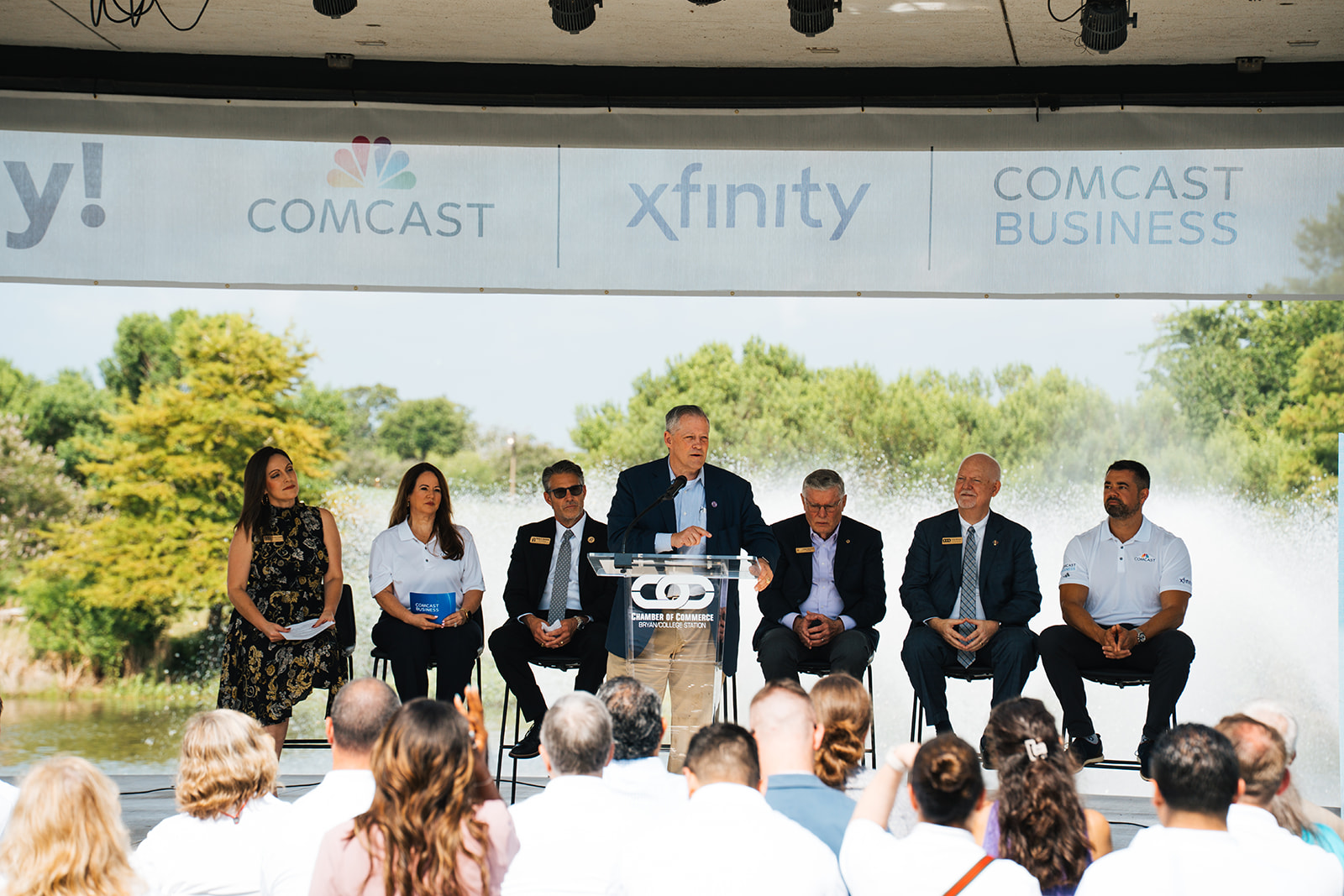 Comcast-Xfinity Expands Fiber Network Across Brazos Valley with Lake Walk Groundbreaking