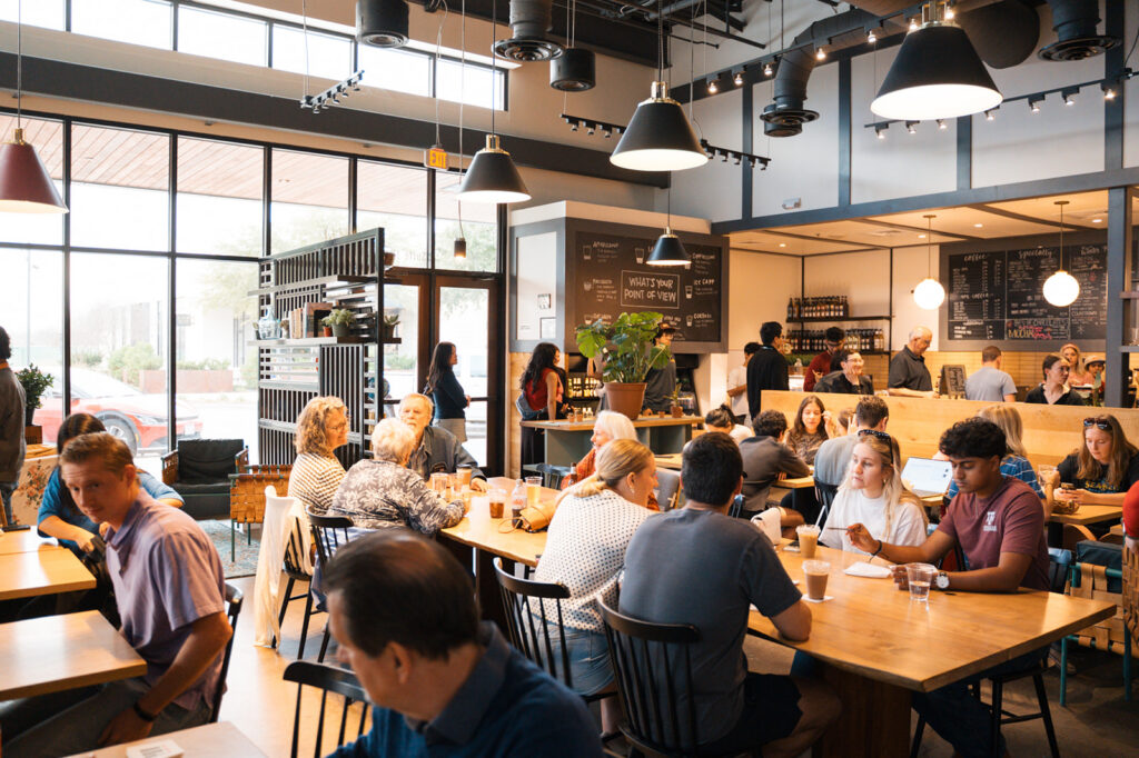Coffee Shop to near Texas A&M