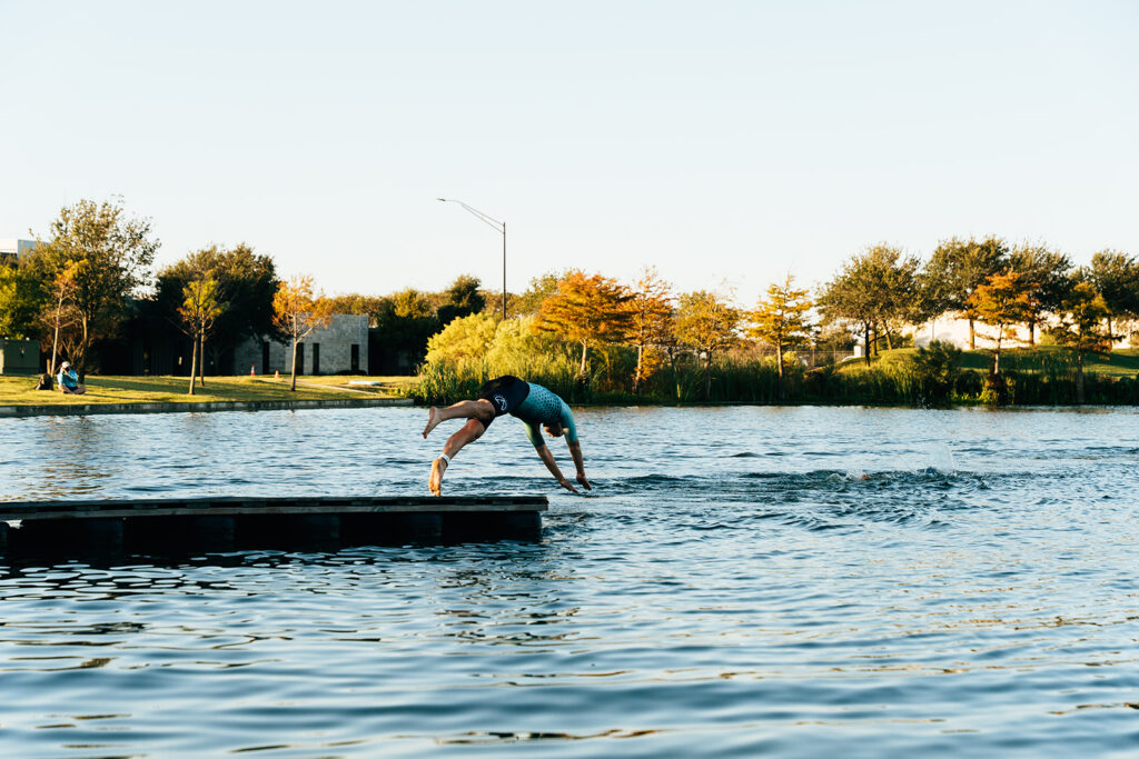 Athletes from across the Brazos Valley will swim, bike, and run through Lake Walk and the Traditions community on October 11, supporting a meaningful local cause.